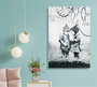 Wallity Cuadro Decorativo Banksy 70 x 100 cm
